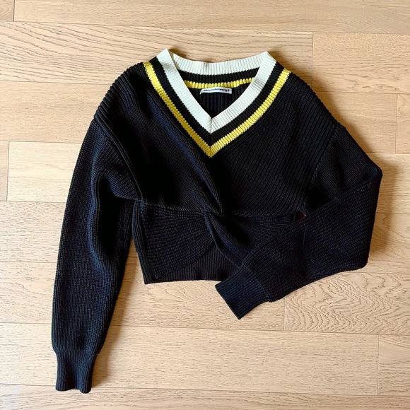 Alexander Wang Crop Knit Sweater - Picture 3 of 9